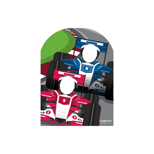 Car Racing Boy Standee Graphics Racing Cutouts Place Your Face